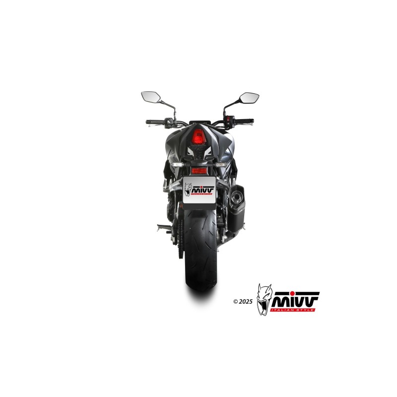 silencioso mivv sr 1 black titanio honda cb 1000 hornet 2025 h 095 lr1tb