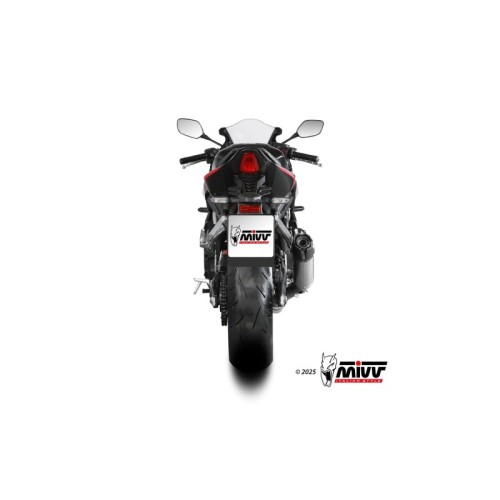 escape completo mivv 4x2x1 ak 1 titanium con tapa carbono honda cbr 650 r 2024 26