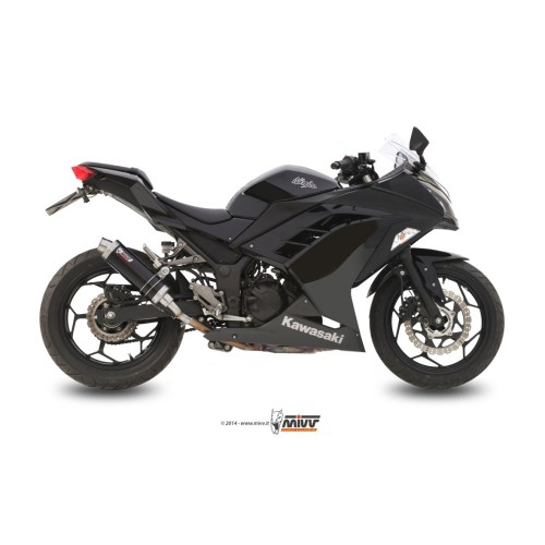 silencioso mivv gp black kawasaki ninja 300 2013 16 z300 2015 16 k 038 lxb