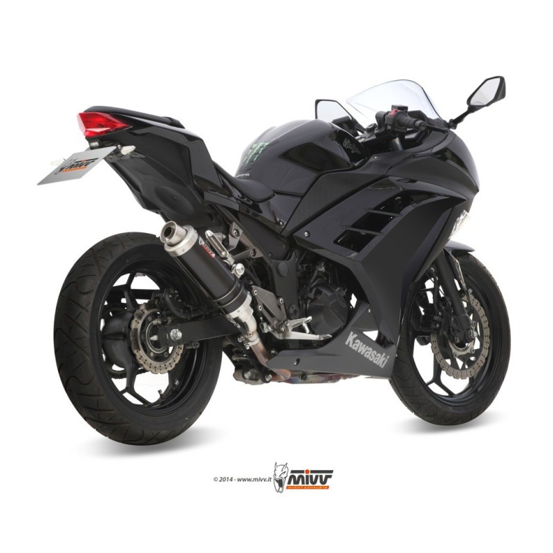 silencioso mivv gp black kawasaki ninja 300 2013 16 z300 2015 16 k 038 lxb