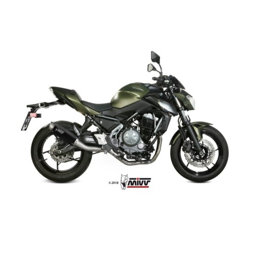 escape completo mivv 2x1 gp pro black kawasaki ninja 650 z650 2017 23 k 044 lxbp