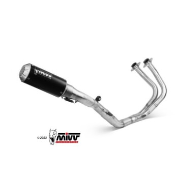 escape completo mivv 2x1 mk3 black kawasaki ninja 650 z650 2017 23 k 044 sm3b