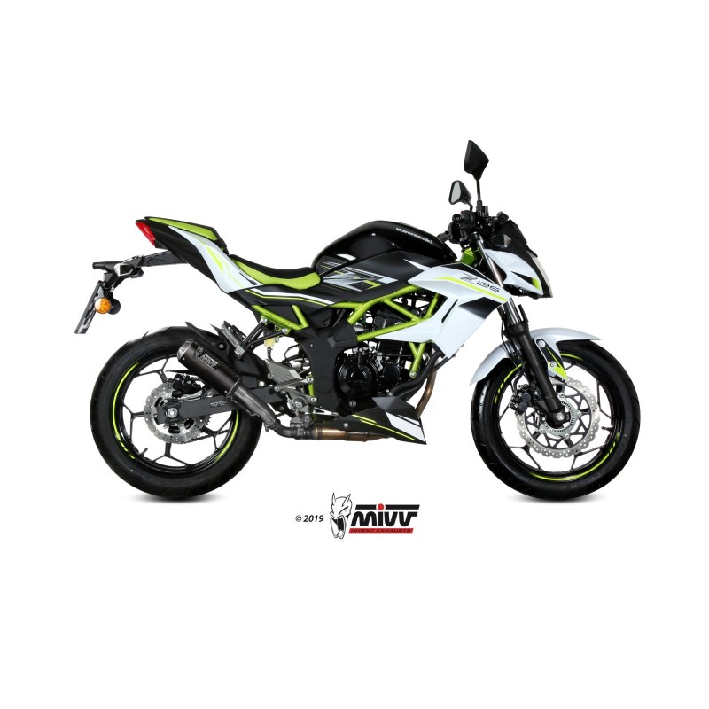 silencioso mivv mk3 carbono kawasaki ninja 125 z125 2019 24 k 048 sm3c