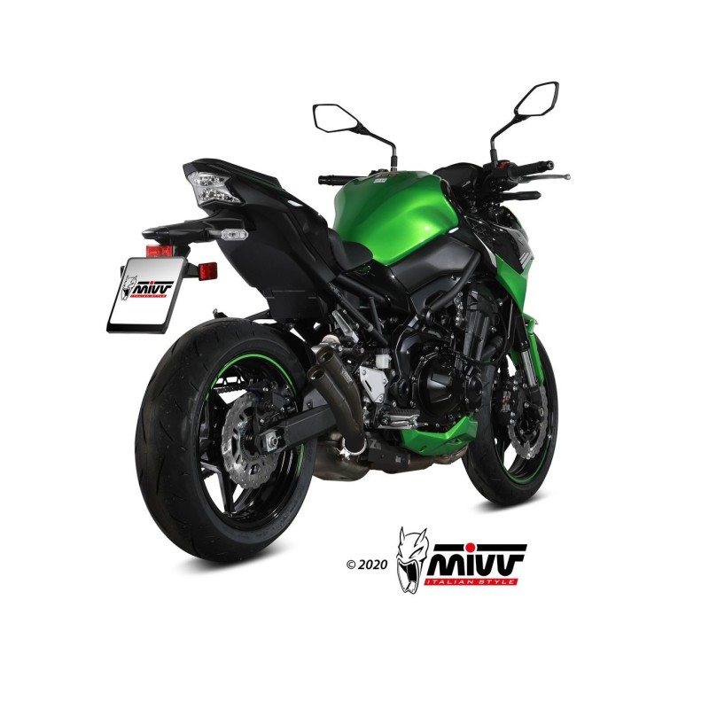 silencioso mivv double gun black kawasaki z900 2020 24 k 052 sdgb