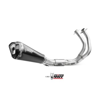 escape completo mivv 2x1 delta race black kawasaki ninja 650 z650 2024 26 k 057 kdrb