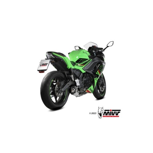 escape completo mivv 2x1 delta race st steel kawasaki ninja 650 z650 2024 26 k 057 ldrx