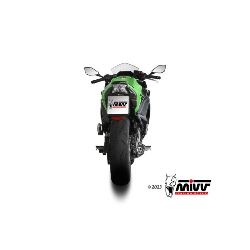 escape completo mivv 2x1 delta race st steel kawasaki ninja 650 z650 2024 26 k 057 ldrx