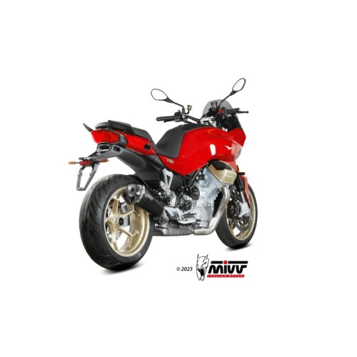silencioso mivv delta race black moto guzzi v100 mandello 2022 25 m 015 ldrb