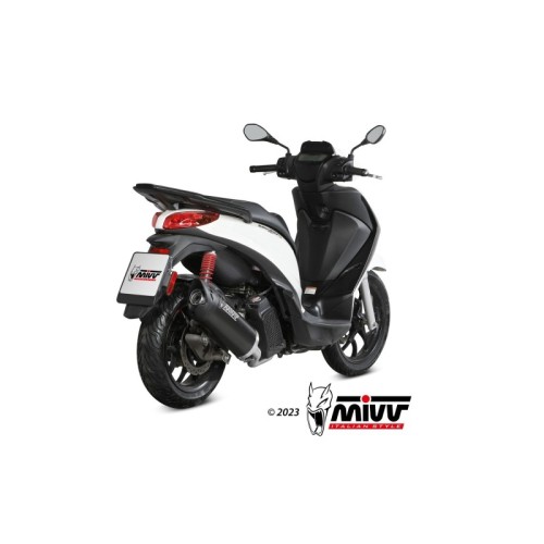escape completo mivv 1x1 mover black piaggio medley 125 s 150 s 2021 24 mv pg 0010 lv