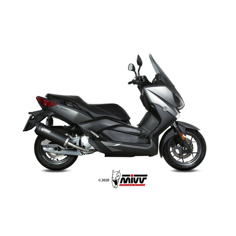 silencioso mivv mover black yamaha x max 125 2017 20 mv ya 0002 lv
