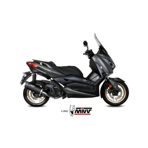 escape completo mivv 1x1 mover black yamaha x max 125 2021 24 mv ya 0007 lv