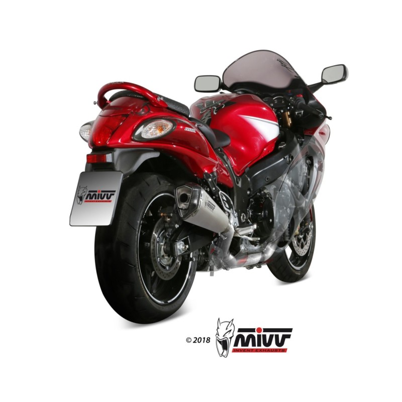 escape completo mivv 4x2x1 delta race full titanium suzuki gsx r 1300 hayabusa 2008 17
