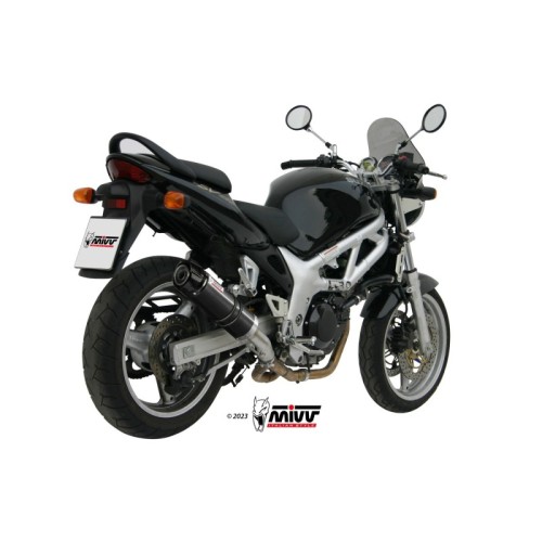 silencioso mivv gp acero negro carbon suzuki sv 650 1999 02 s 004 lxbc
