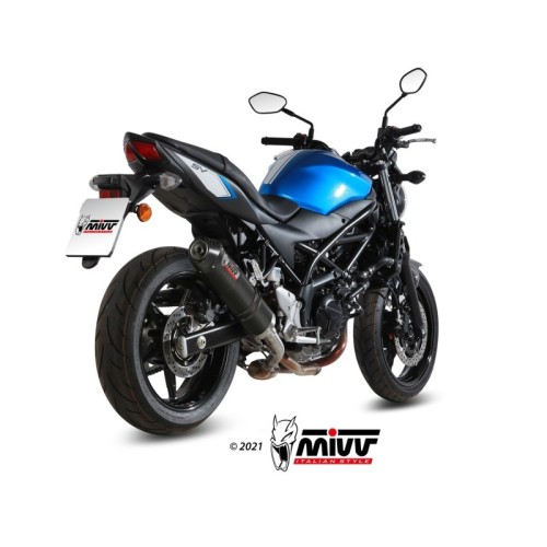 silencioso mivv oval carbono c tapa carbono suzuki sv 650 x 2016 25 s 045 l3c