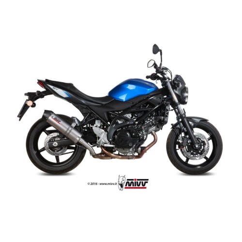 silencioso mivv oval titan c tapa carbono suzuki sv 650 x 2016 25 s 045 l4c