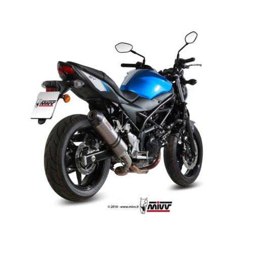 silencioso mivv oval titan c tapa carbono suzuki sv 650 x 2016 25 s 045 l4c