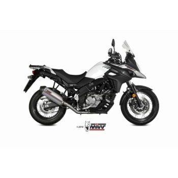 escape completo mivv 2x1 oval titan con tapa carbono suzuki dl v strom 650 xt 2017 25
