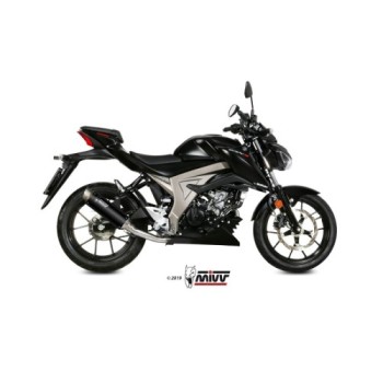 escape completo mivv 1x1 gp pro black suzuki gsx r 125 gsx s 125 2017 20 s 055 lxbp 2