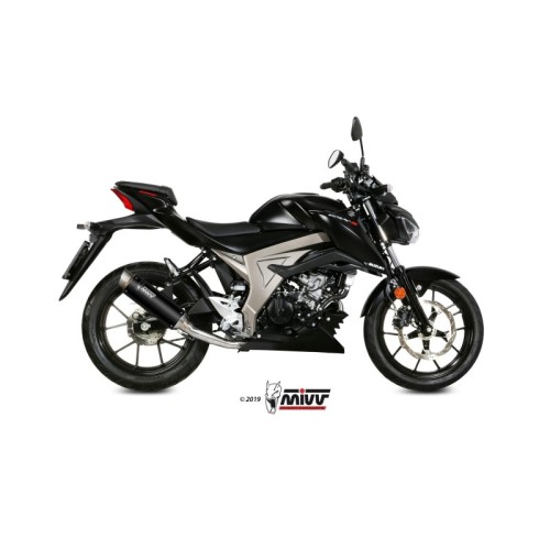 escape completo mivv 1x1 gp pro black suzuki gsx r 125 gsx s 125 2017 20 s 055 lxbp