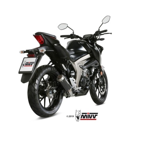 escape completo mivv 1x1 mk3 carbono suzuki gsx r 125 gsx s 125 2017 20 s 055 sm3c