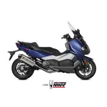 escape completo mivv 2x1 speed edge st steel con tapa carbono sym maxsym tl 500 508 2020