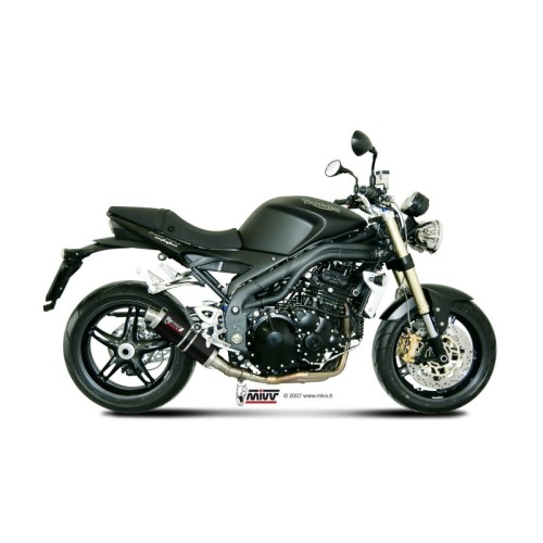 silencioso mivv gp black triumph speed triple 2007 10 t 008 lxb