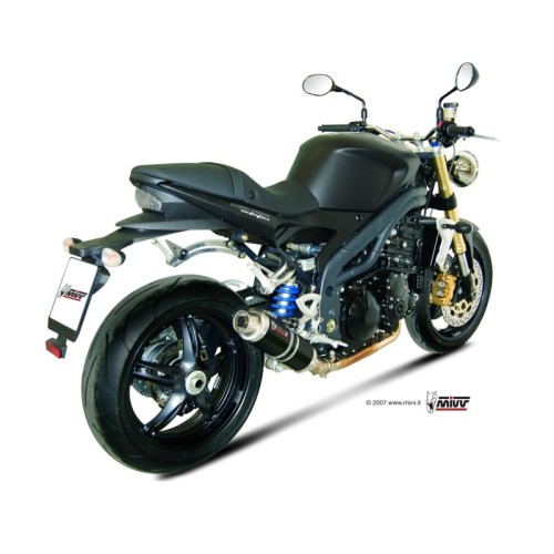 silencioso mivv gp black triumph speed triple 2007 10 t 008 lxb