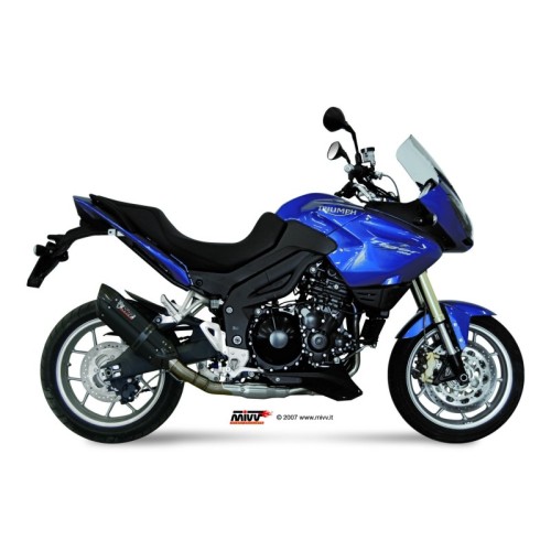 silencioso mivv suono acero negro carbon triumph tiger 1050 2007 13 t 010 l9