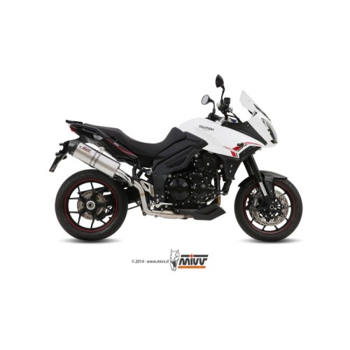 silencioso mivv oval titan c tapa carbono triumph tiger 1050 sport 2013 16 t 014 lnc