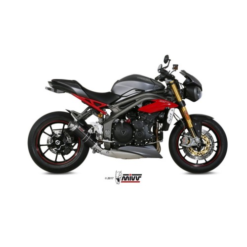 silencioso mivv gp black triumph speed triple 2016 17 t 016 lxb