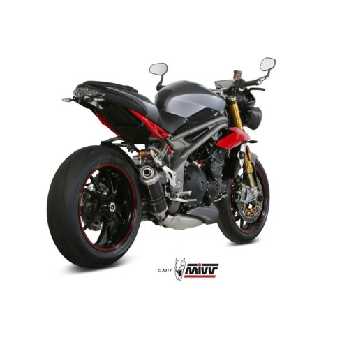 silencioso mivv gp black triumph speed triple 2016 17 t 016 lxb