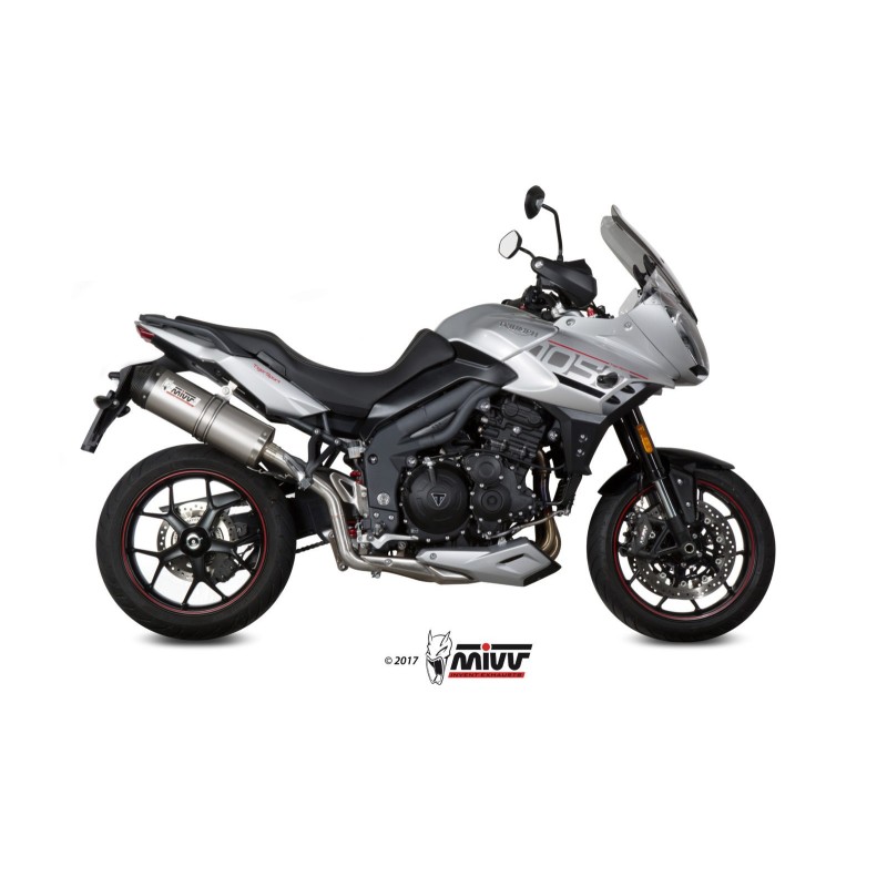 silencioso mivv oval titan c tapa carbono triumph tiger 1050 sport 2017 20 t 017 lnc