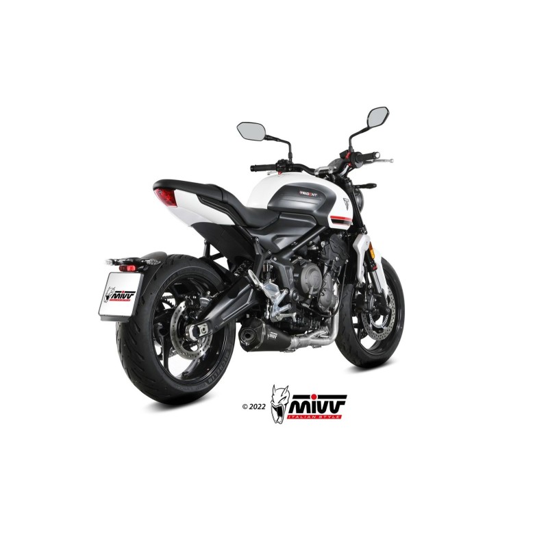 escape completo mivv 3x1 delta race black triumph trident 660 2021 25 t 022 ldrb