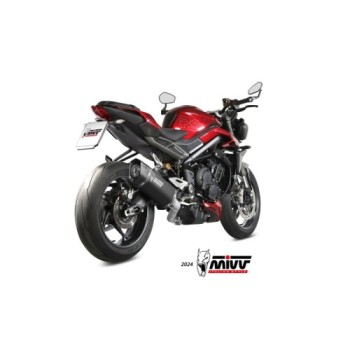 escape completo mivv 3x1 sr 1 black titanium triumph street triple 765 r rs 2023 25 2