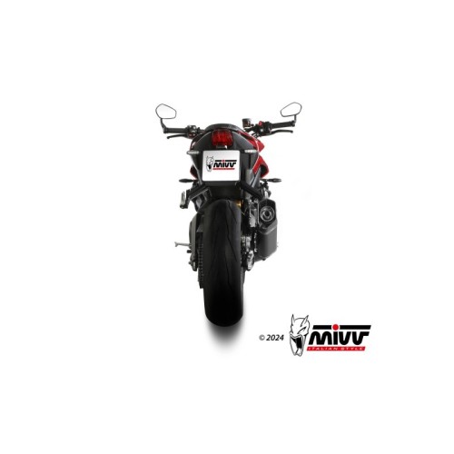 escape completo mivv 3x1 sr 1 black titanium triumph street triple 765 r rs 2023 25