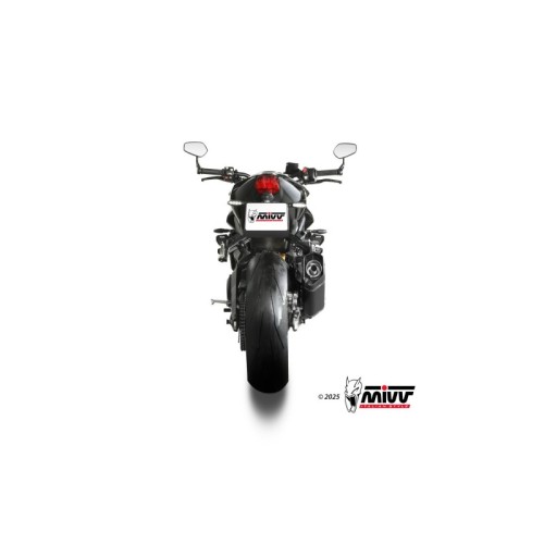 escape completo mivv 3x1 sr 1 black titanium triumph street triple 765 r rs 2025 26