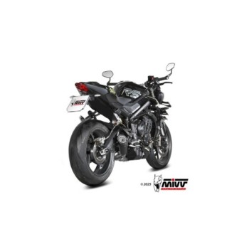 escape completo mivv 3x1 x m5 black triumph street triple 765 r rs 2025 26 t 031 sc5b 2