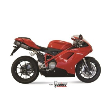 silenciosos mivv suono st acero carbono ducati 848 2007 13 1098 2007 11 1198 2009 12 2