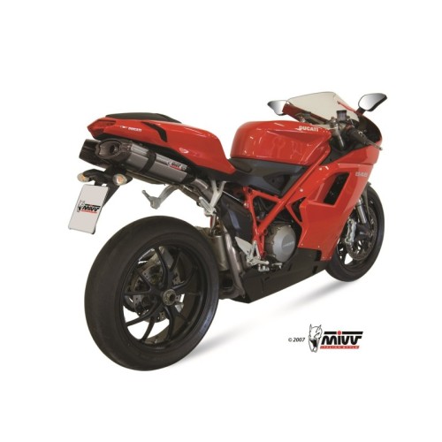 silenciosos mivv suono st acero carbono ducati 848 2007 13 1098 2007 11 1198 2009 12