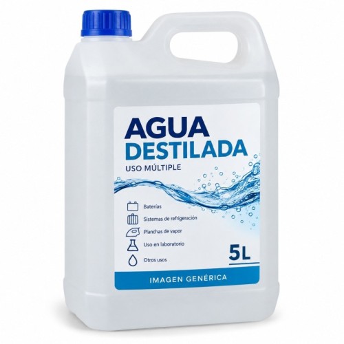 agua destilada durax 5 litros