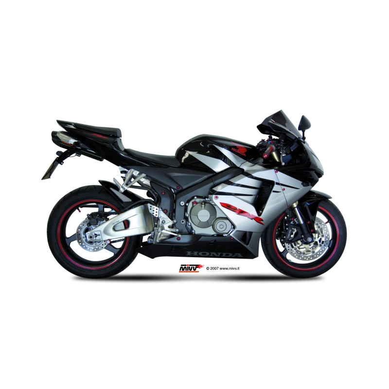 silencioso mivv suono acero negro carbon honda cbr 600 rr 2005 06 uh 027 l9