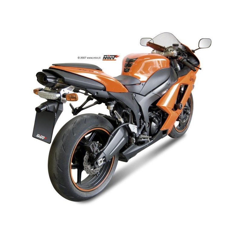 silencioso mivv suono st acero carbono kawasaki zx 6 r 2007 08 uk 019 l7