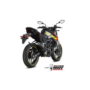 escape completo mivv 1x1 gp black con tapa carbono voge brivido 125r 2023 24 vo 002 lxbc 2