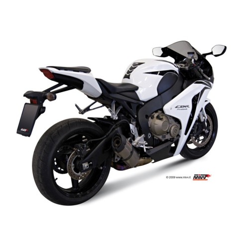 escape completo mivv 4x2x1 suono st steel con tapa carbono honda cbr 1000 rr 2008 13