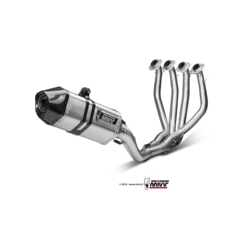 escape completo mivv 4x2x1 speed edge steel c tapa carbono kawasaki zx 6 r 636 2013 16