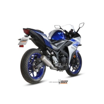 escape completo mivv 2x1 mk3 st steel yamaha yzf r25 2015 24 mt 03 2016 24 r3 2015 24 2