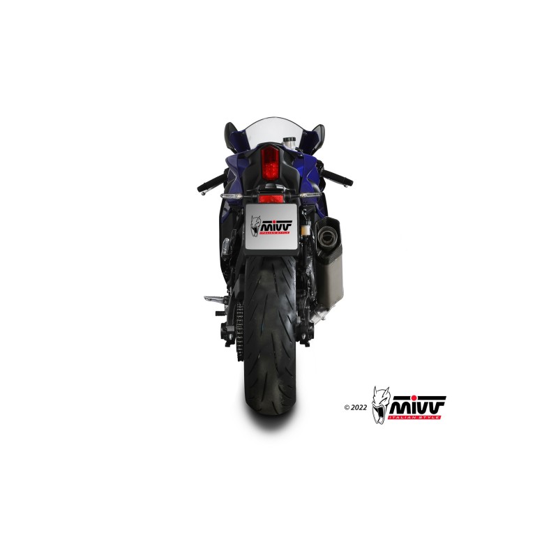 escape completo mivv 2x1 sr 1 titanium yamaha yzf r7 2022 24 x ya 0012 sr1t