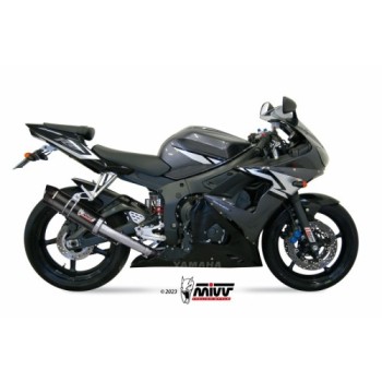 silencioso mivv gp carbon c tapa carbono yamaha yzf 600 r6 2003 05 y 013 l2sc