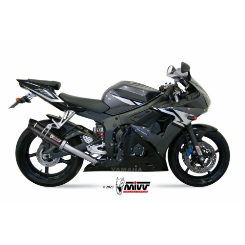 silencioso mivv gp carbon c tapa carbono yamaha yzf 600 r6 2003 05 y 013 l2sc