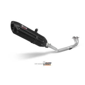 escape completo mivv 2x1 suono black con tapa carbono yamaha t max 500 2001 07 y 018 l9 2